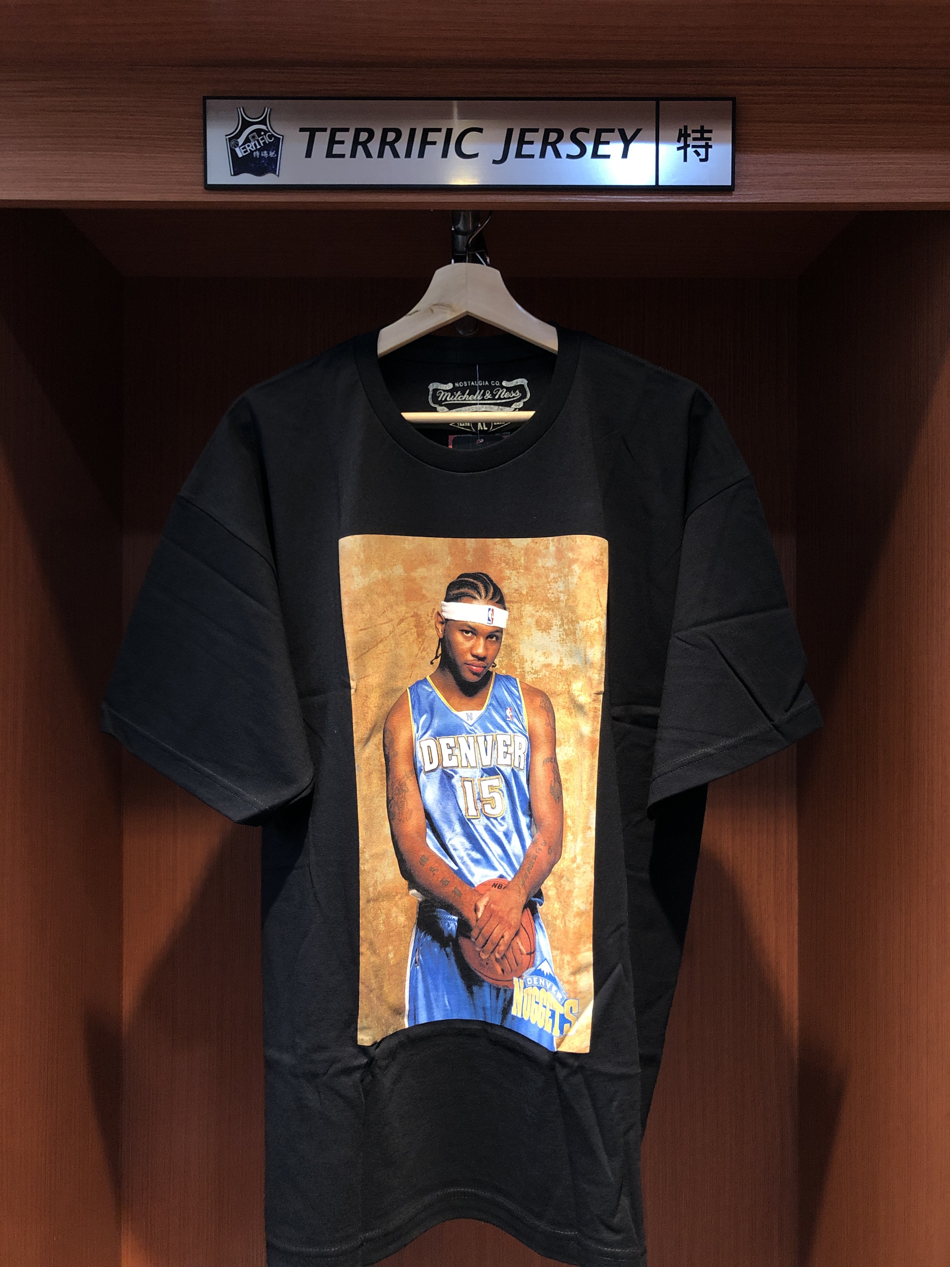 NBA短袖 Carmelo Anthony 丹佛金塊 人像照片 名人堂 M&N Player Name Tee 棉質 短袖 全新