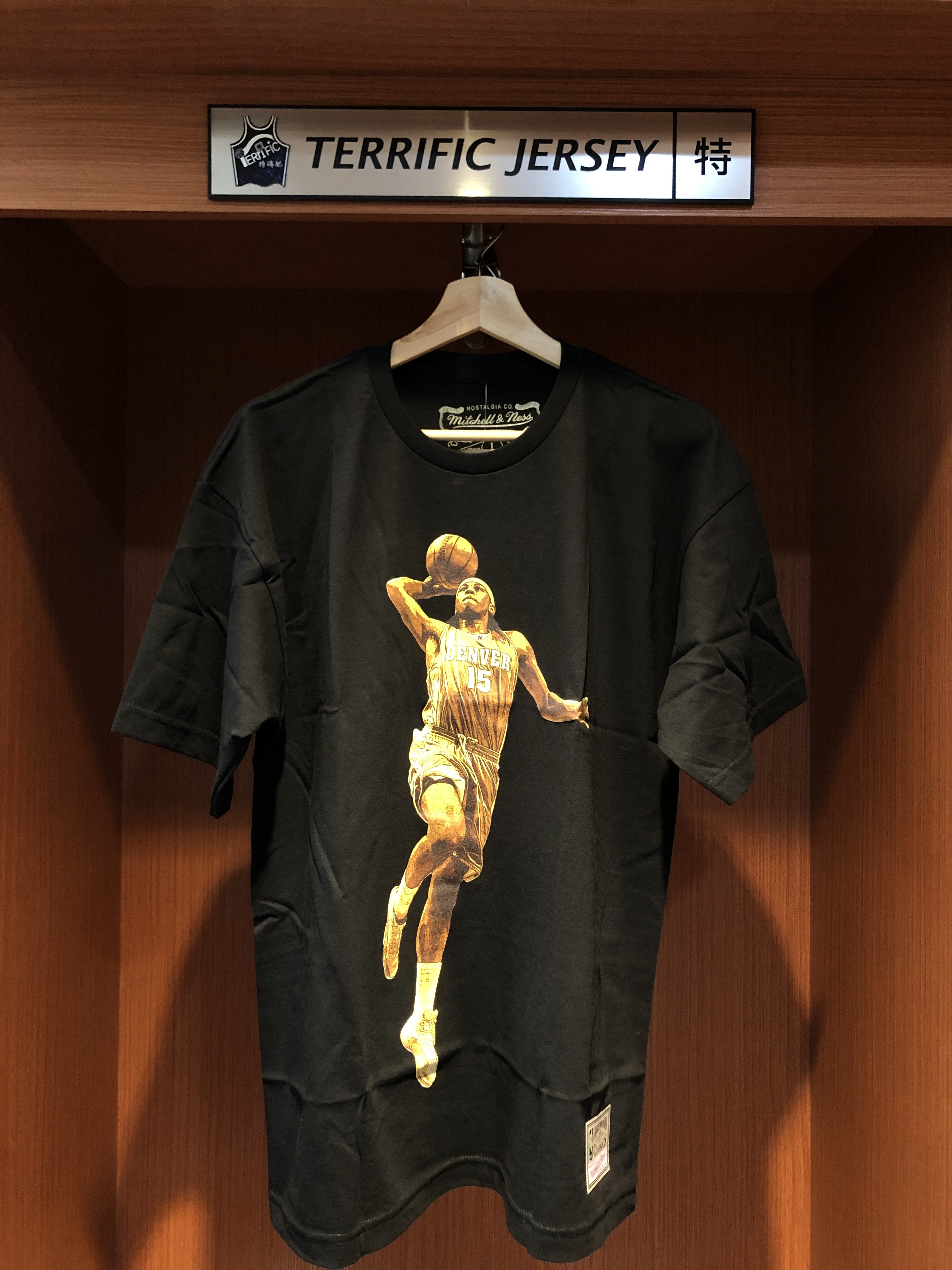 NBA短袖 Carmelo Anthony 丹佛金塊 人像照片 生涯集錦 全金 名人堂 M&N Tee 棉質 短袖 全新