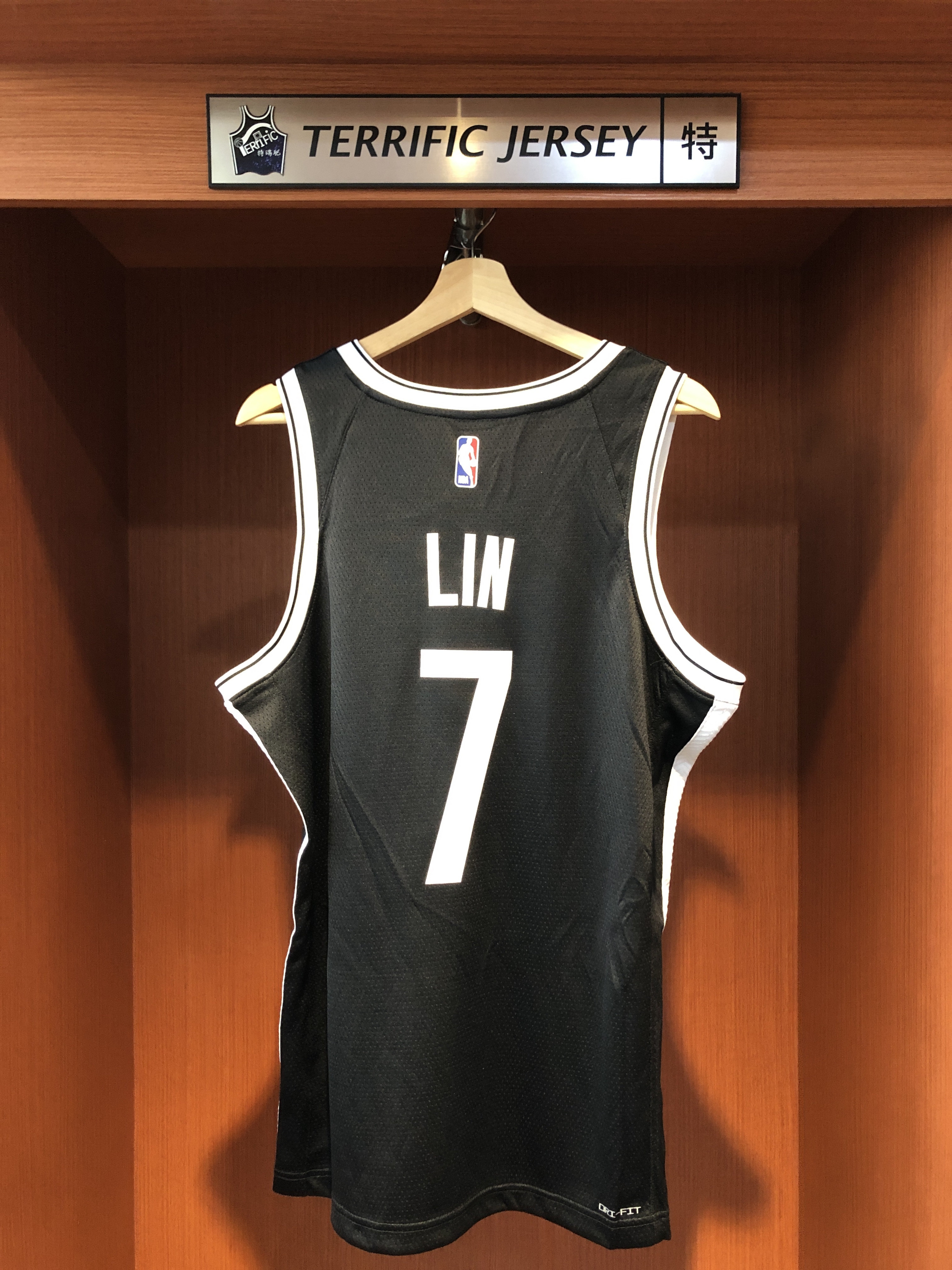 NBA球衣 Jeremy Lin 布魯克林籃網黑 Icon Nike Swingman 球迷版 熱轉印 全新 林書豪