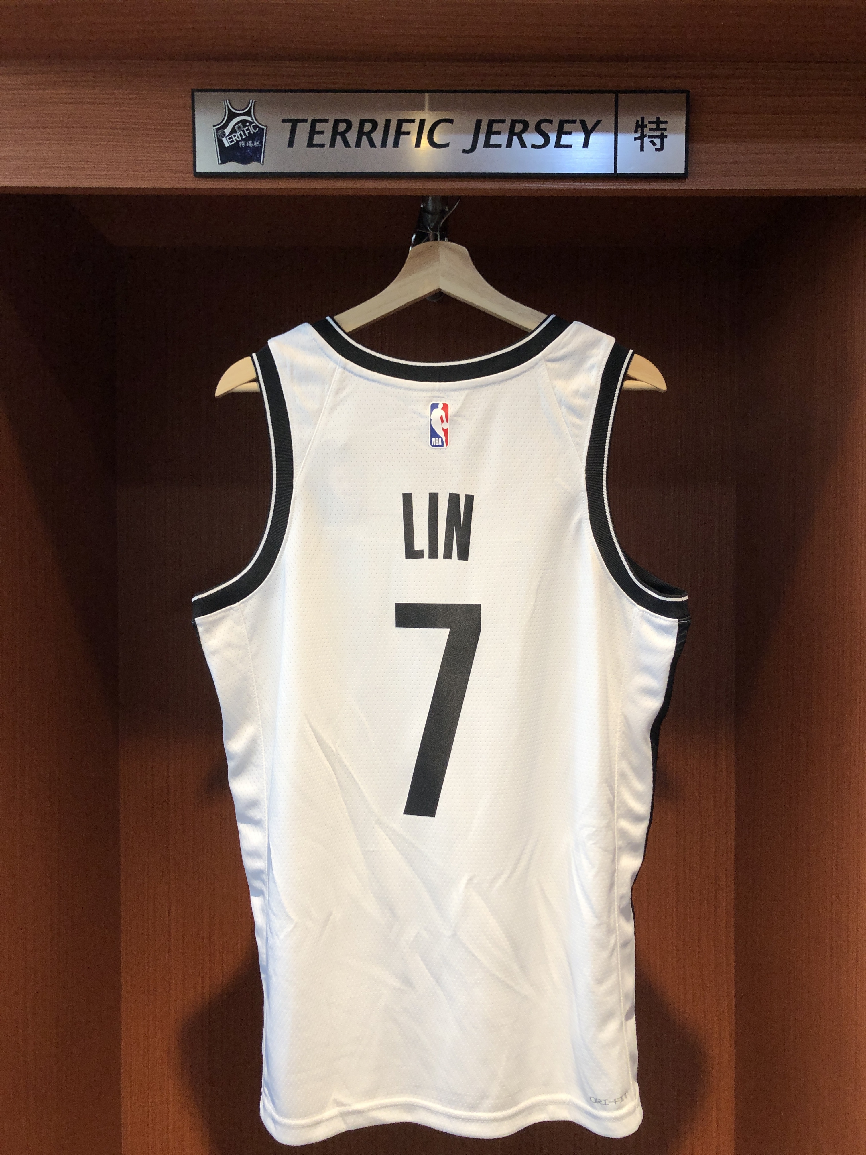 NBA球衣 Jeremy Lin 布魯克林籃網白 Association Nike Swingman 球迷版 熱轉印 全新 林書豪