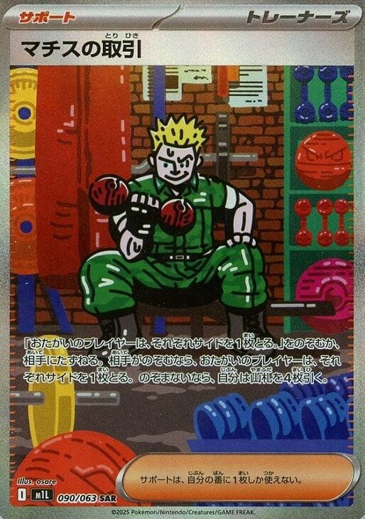 【M1L 090／063 SAR】マチスの取引