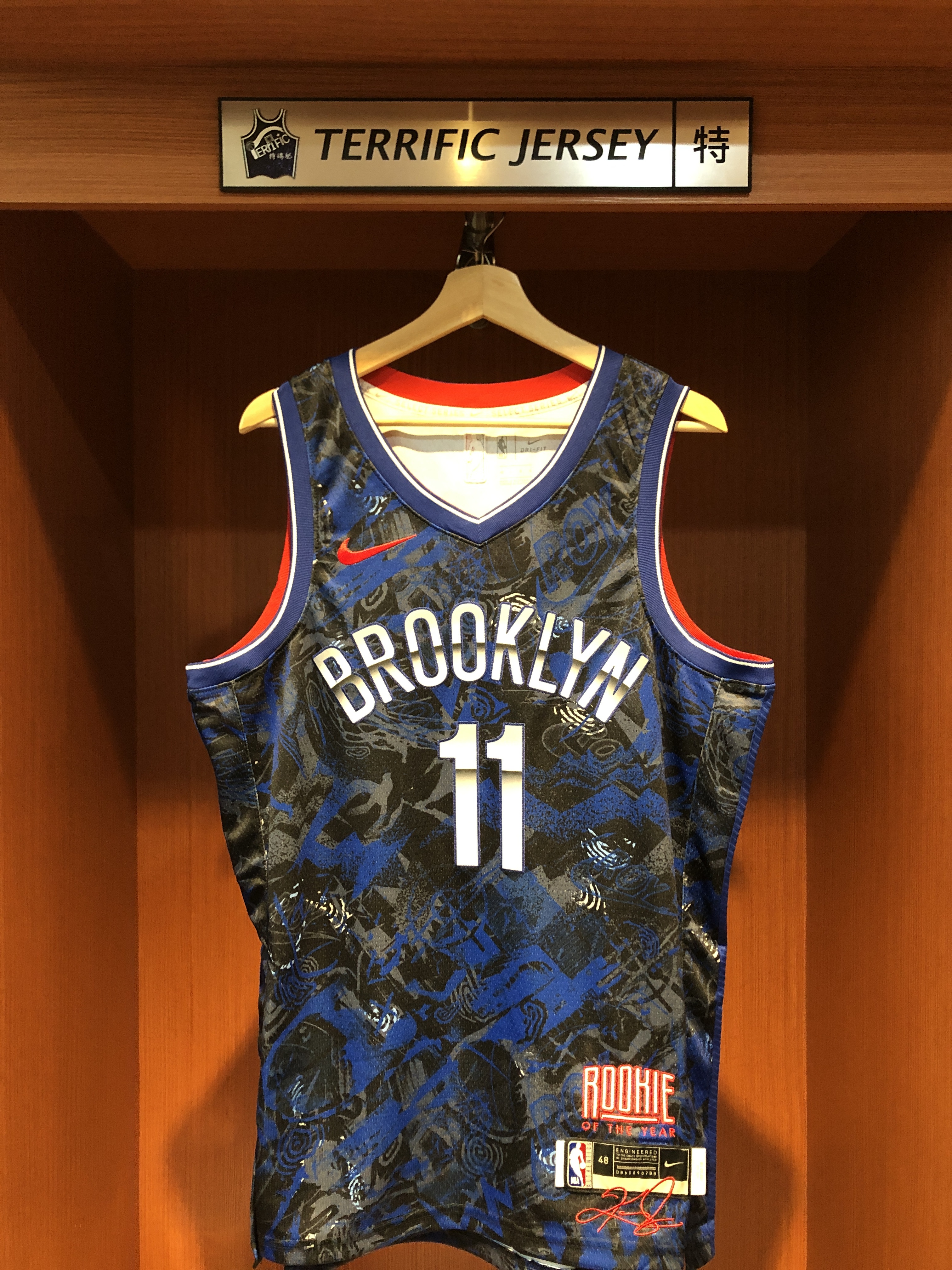 NBA球衣 Kyrie Irving 布魯克林籃網 Select Nike Swingman 球迷版 電繡 全新