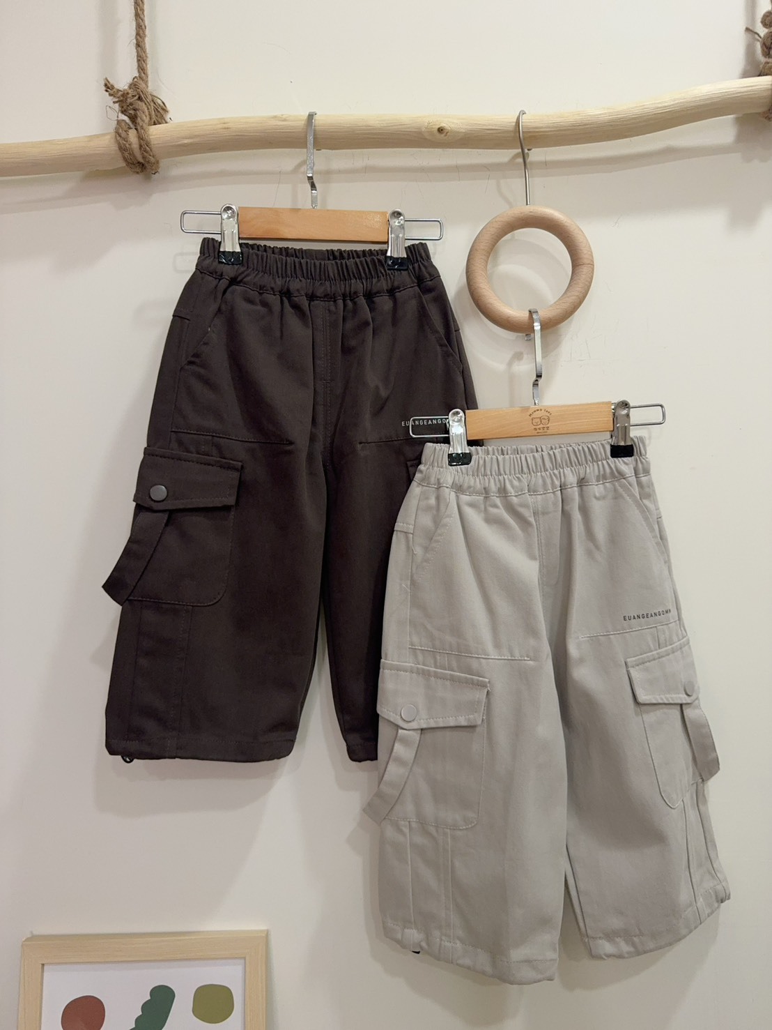 NH6595斜紋布口袋工裝褲c22