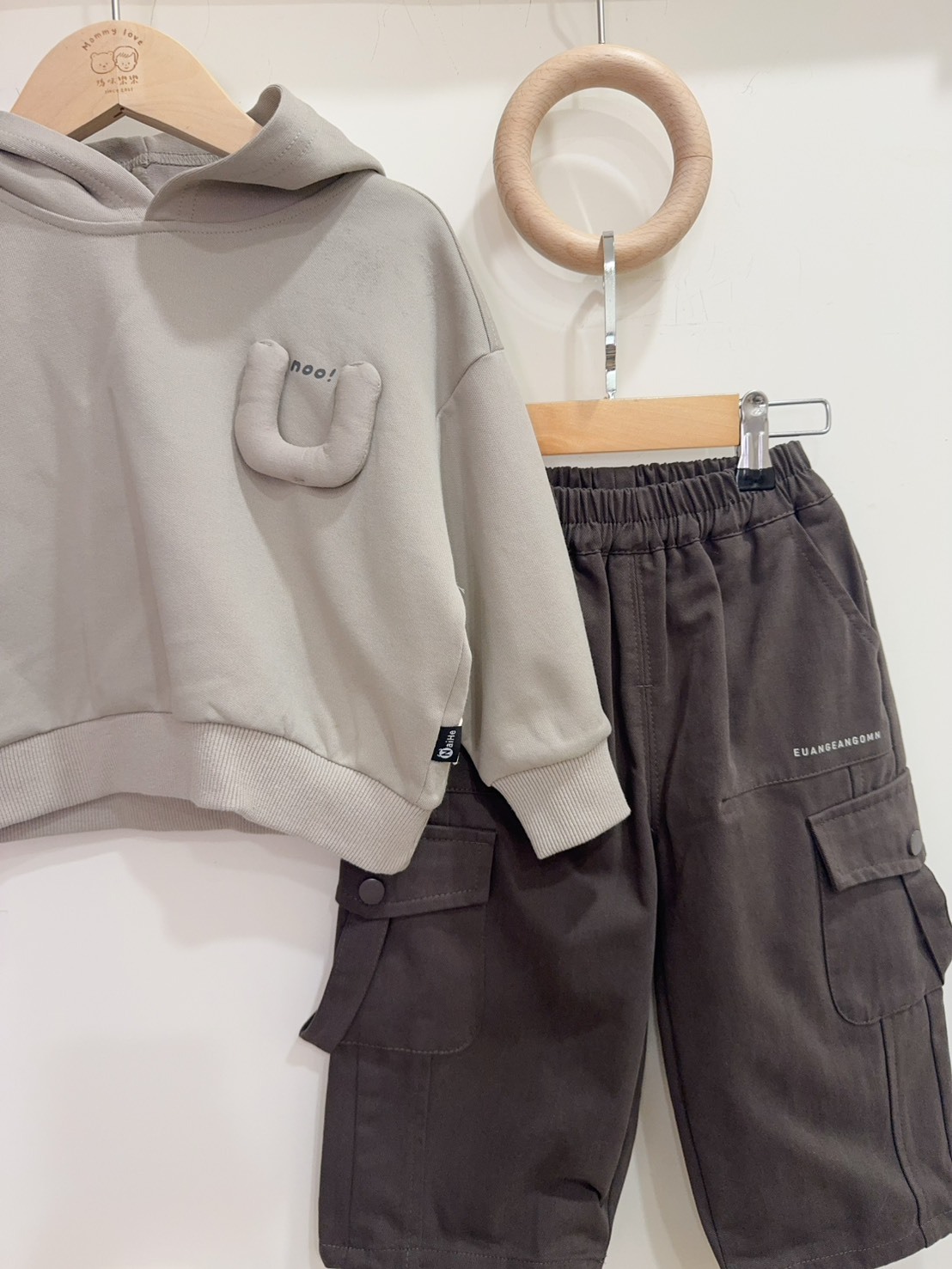 nh6613立體Ｕ連帽上衣c25