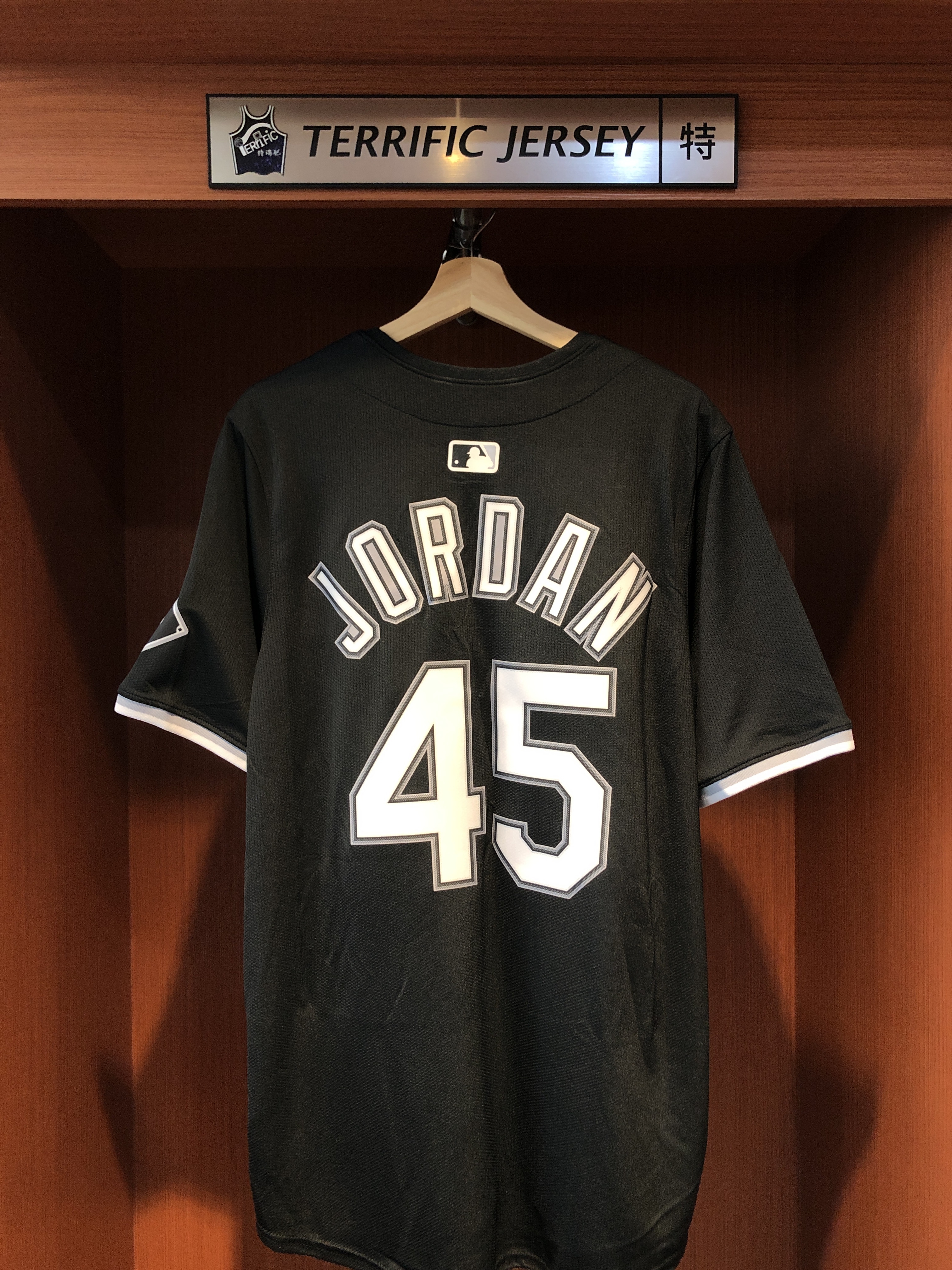 MLB球衣 Michael Jordan 芝加哥白襪黑 Nike Limited Player Name Jersey 球迷版 熱轉印 官方客製化 全新