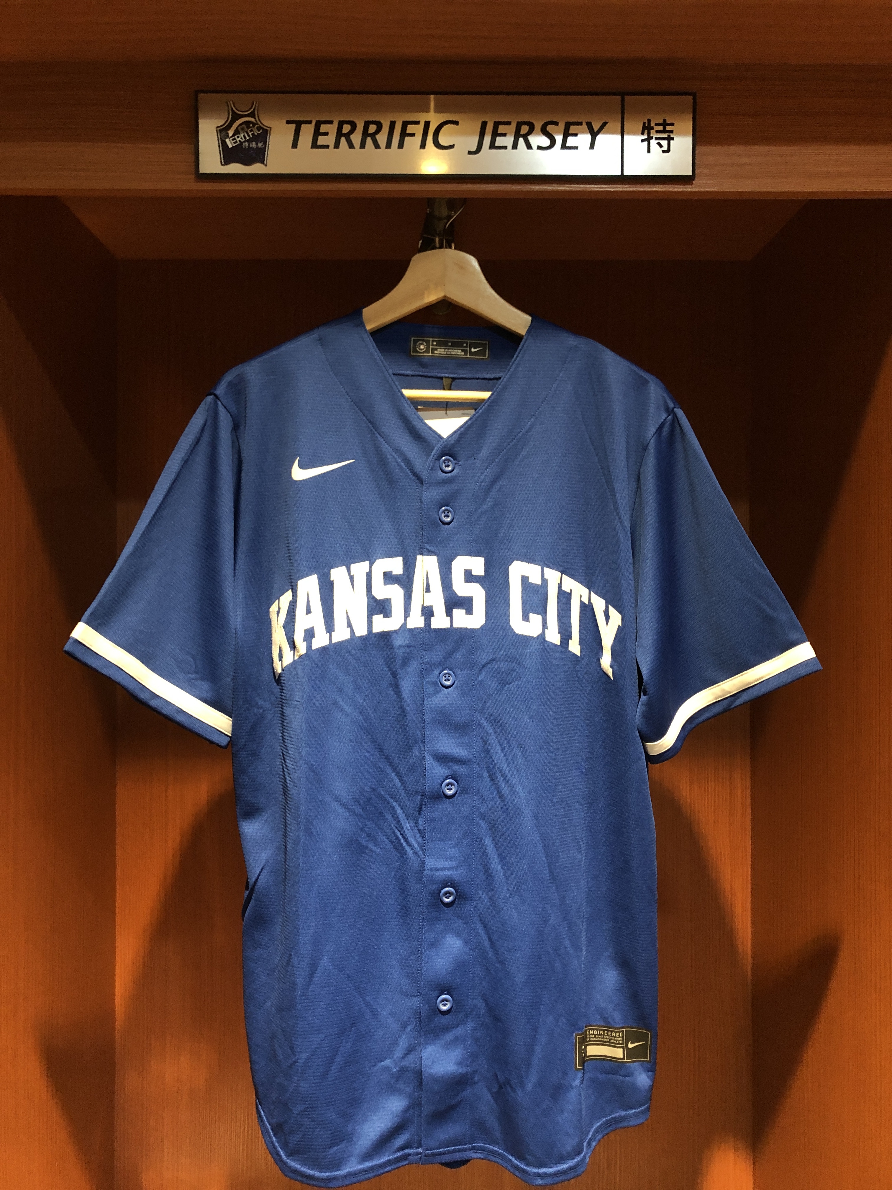 MLB球衣 Bobby Witt Jr. 堪薩斯市皇家藍 Nike Replica Player Name Jersey 球迷版 熱轉印 全新