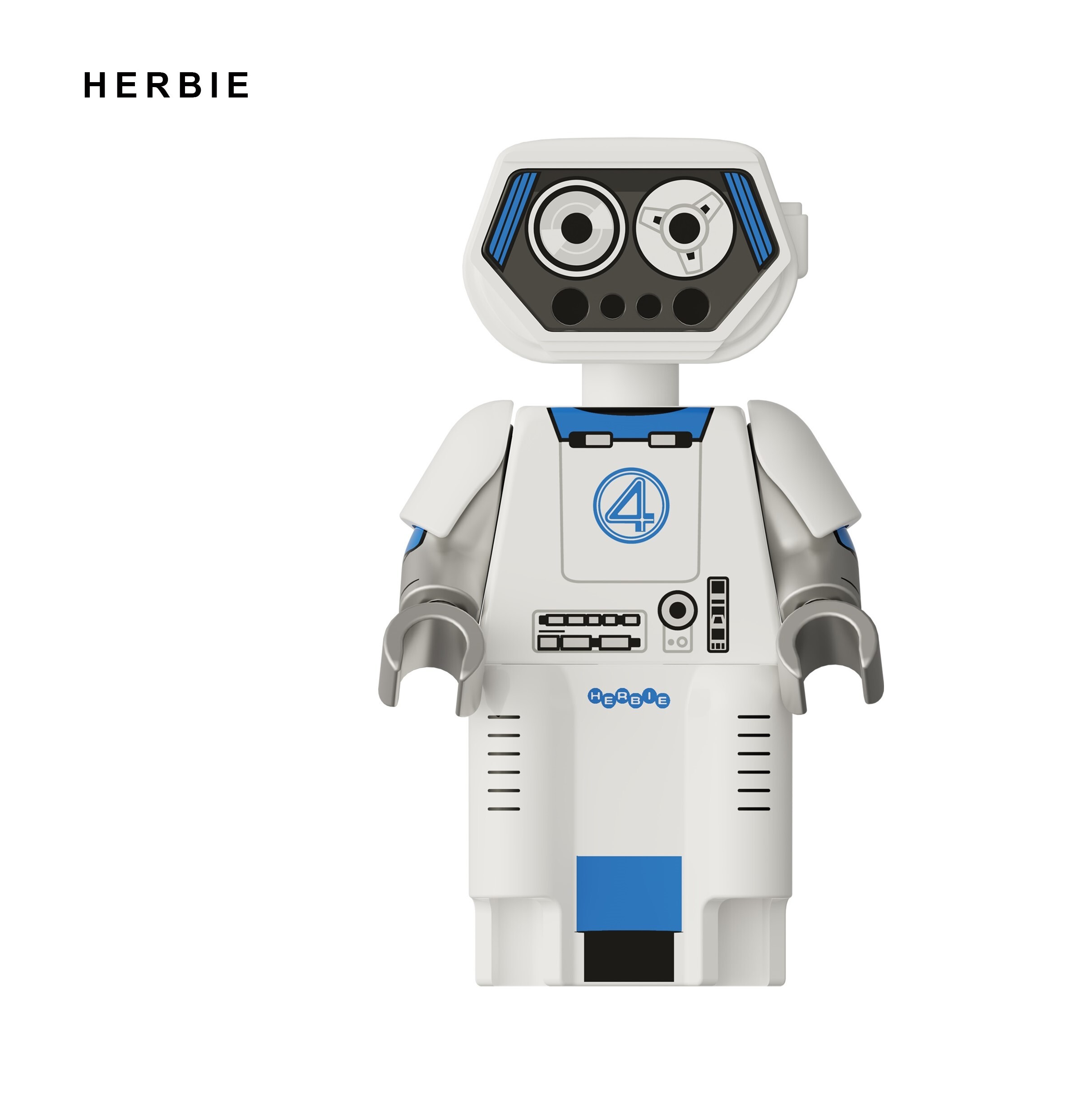 The Fantastic Four Herbie Custom Minifigures Minifigs Fit Lego KDL847 K2307