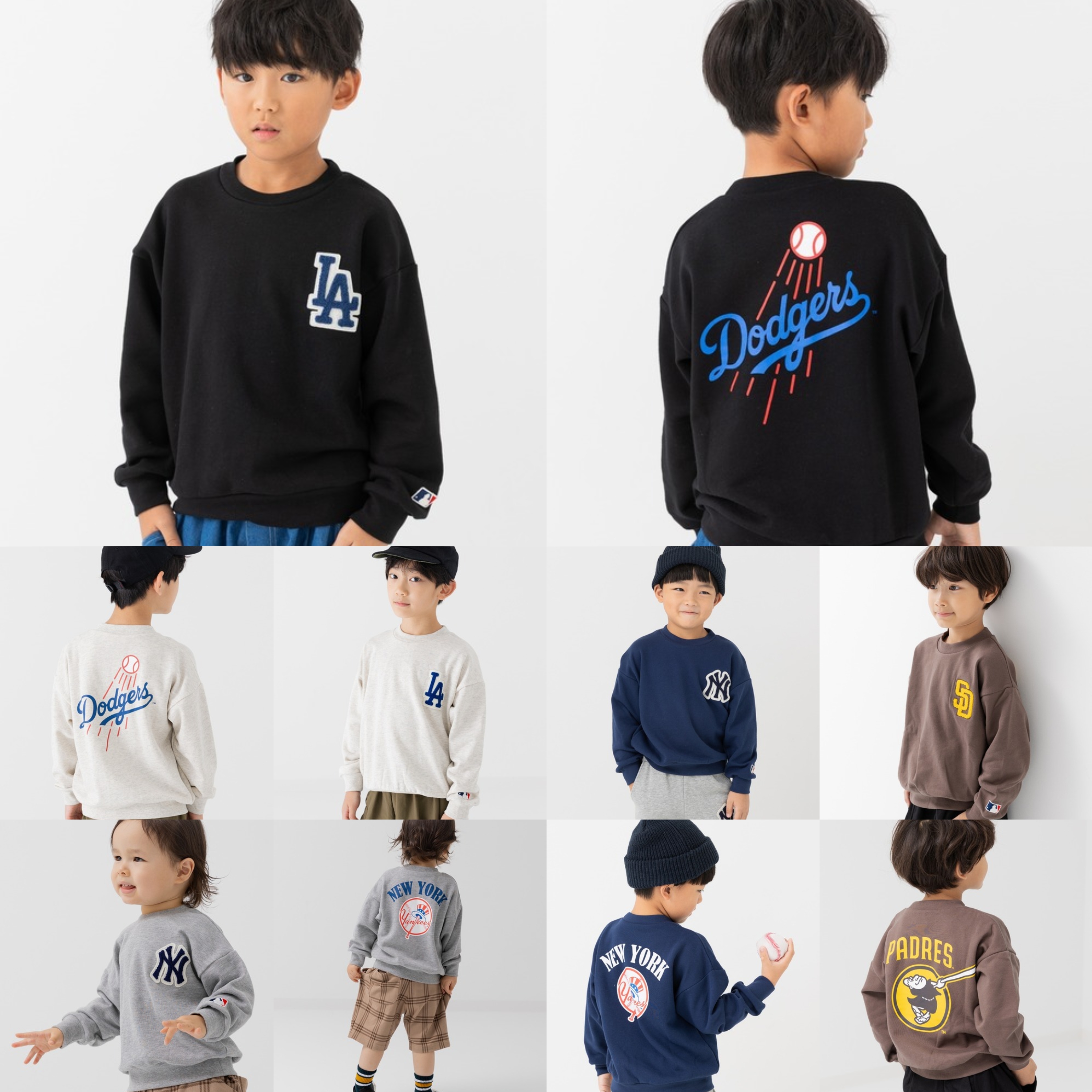 JP MLB KID 衛衣/前後LOGO（P10 JP354）