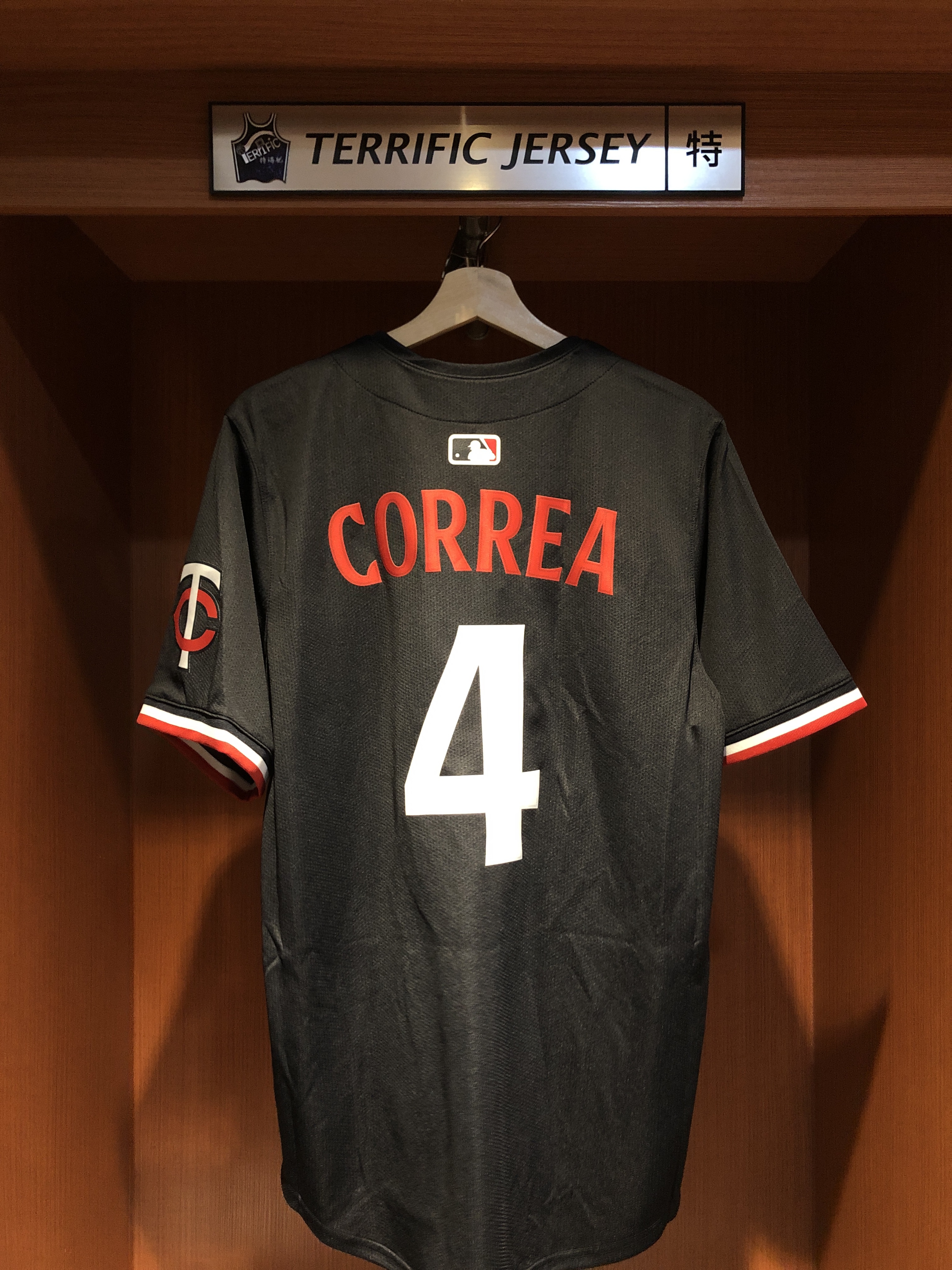 MLB球衣 Carlos Correa 明尼蘇達雙城黑 Nike Limited Player Name Jersey 球迷版 熱轉印 全新