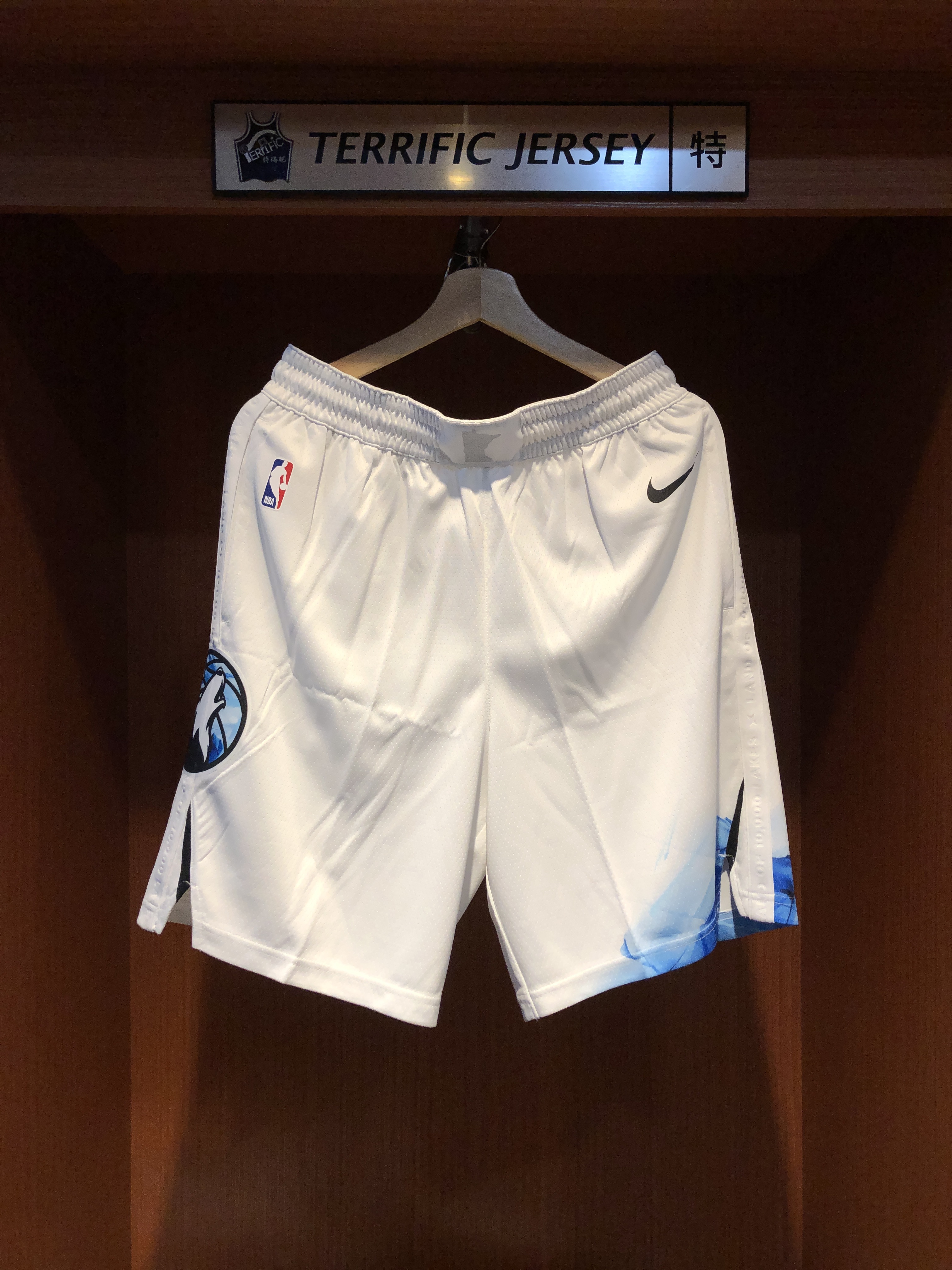 NBA球褲 Minnesota Timberwolves 明尼蘇達灰狼 城市球褲 City Nike Swingman Shorts 球迷版 有口袋 全新