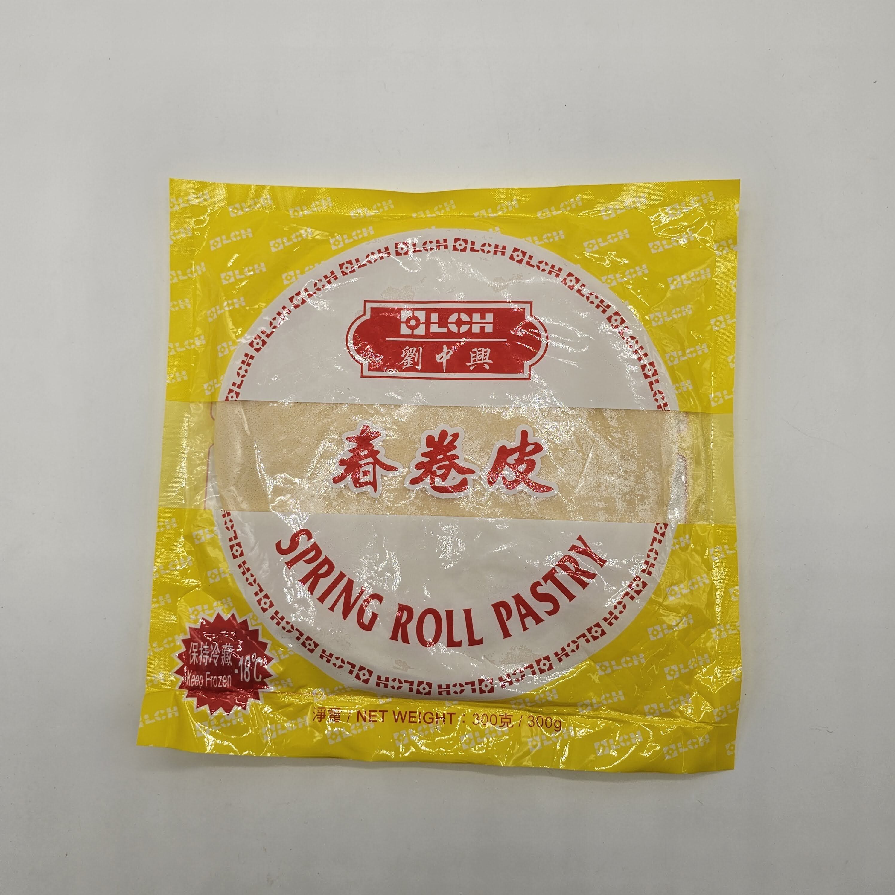 劉中興 - 包裝春捲皮  300G  (急凍-18°C) 春卷
