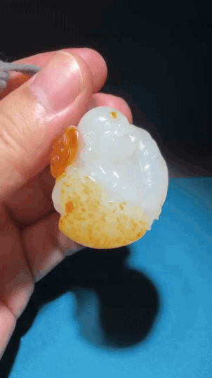 925738 和田玉籽料彌勒