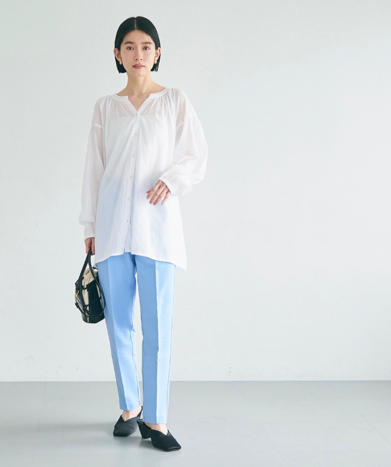 【預購】JN1004102 coca 女裝薄紗襯衫