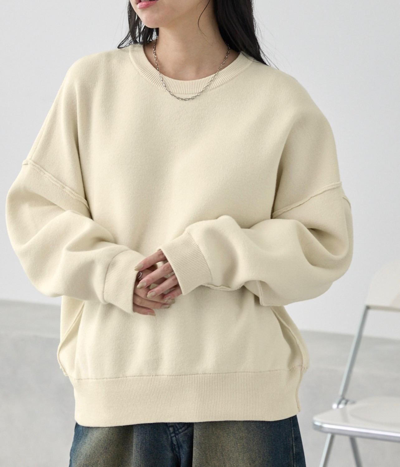 【預購】JN1004105 MONO-MART 圓領衛衣 (FREE SIZE)