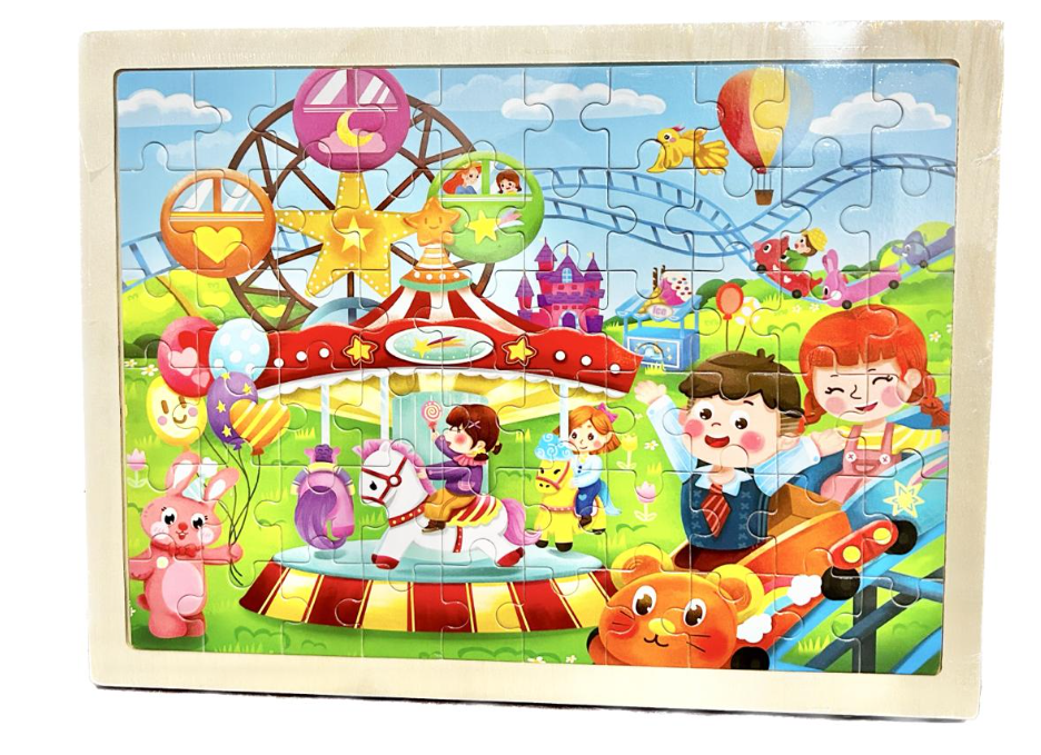 儿童 木质 拼图（60pcs）