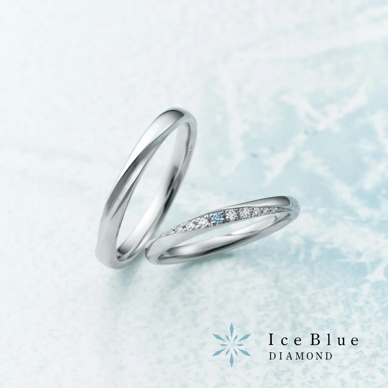 Ice Blue - Thaw (Pt950) 結婚戒指