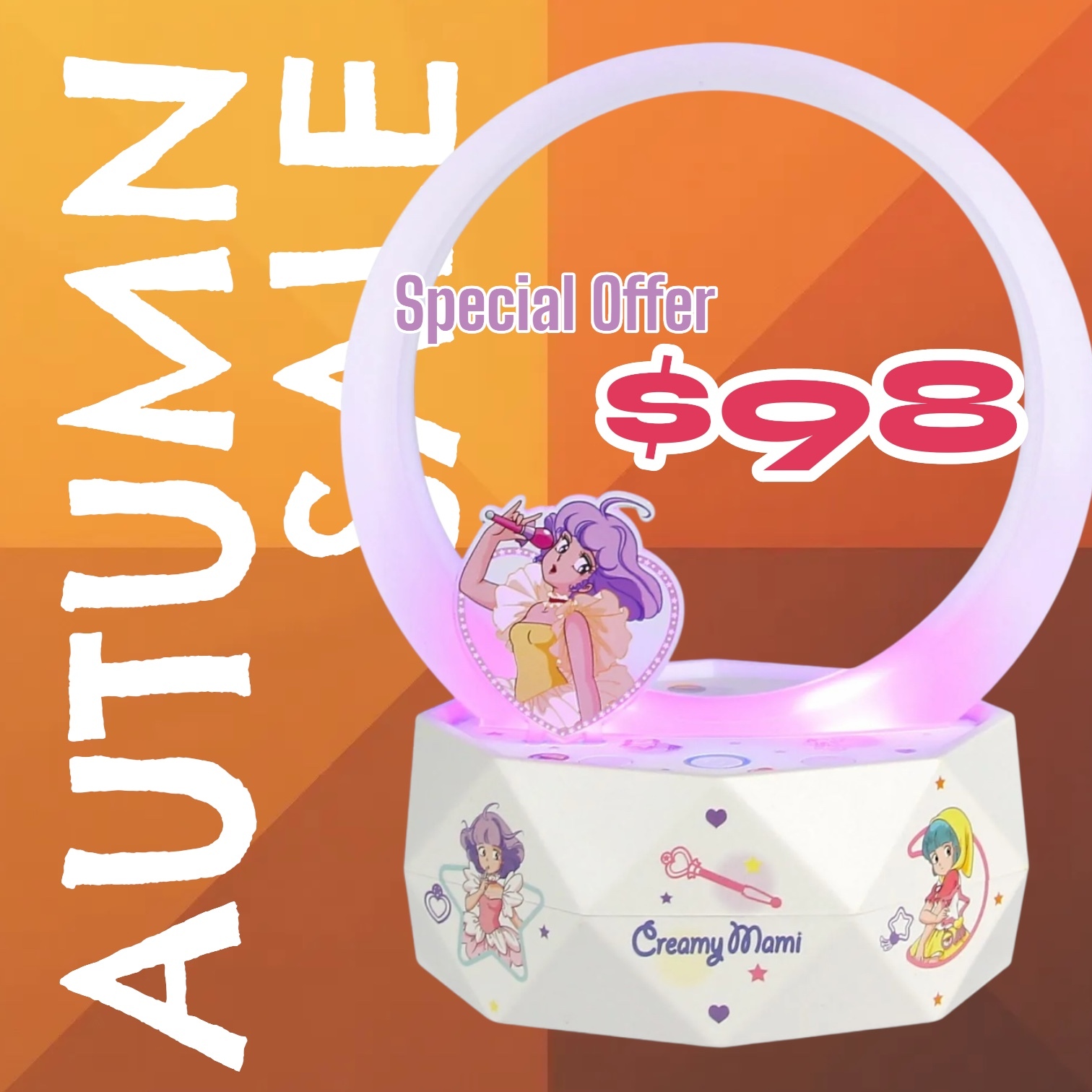 《特價》我係小忌廉藍芽喇叭LED座枱燈