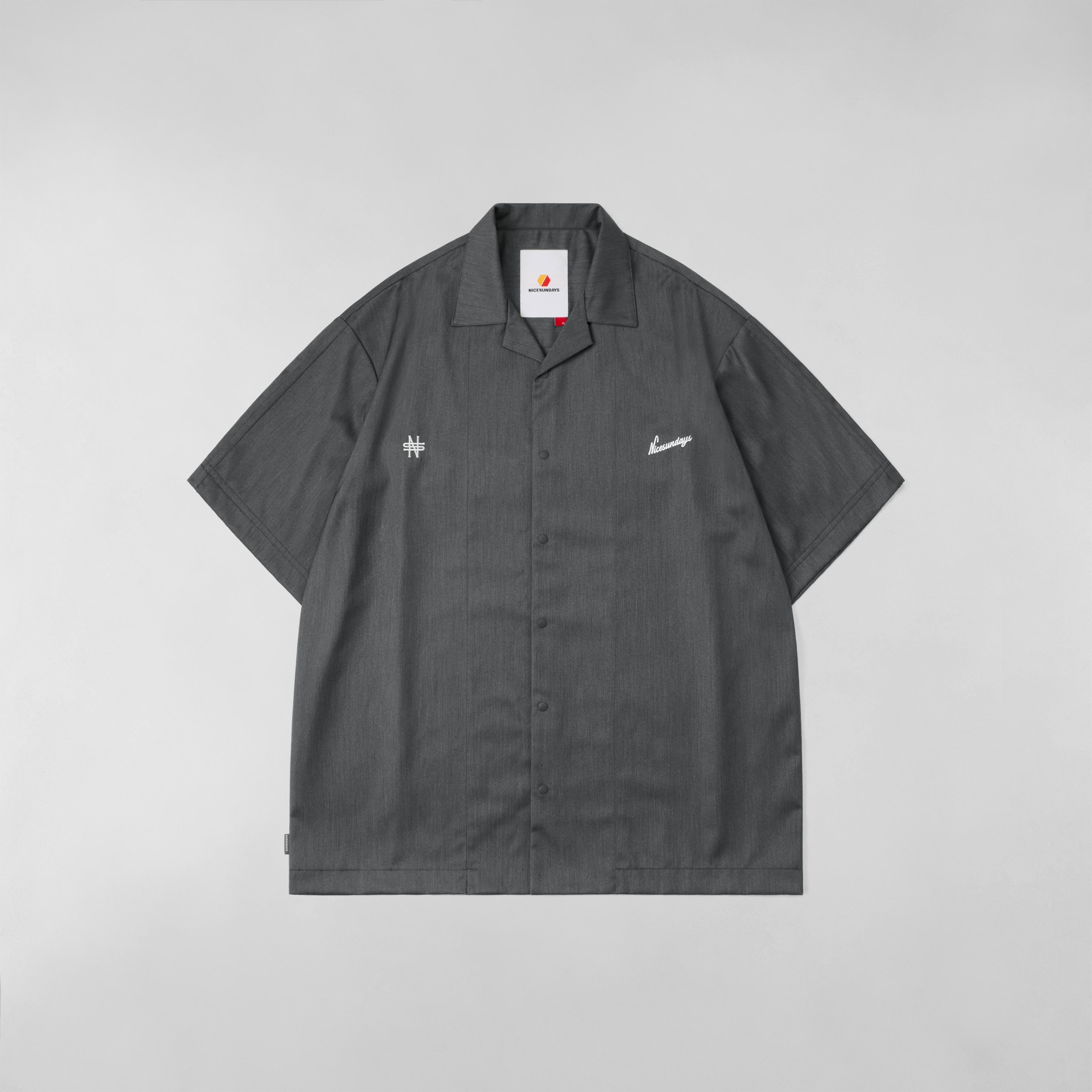 NICESUNDAYS | Standard Logo Shirt "Grey"