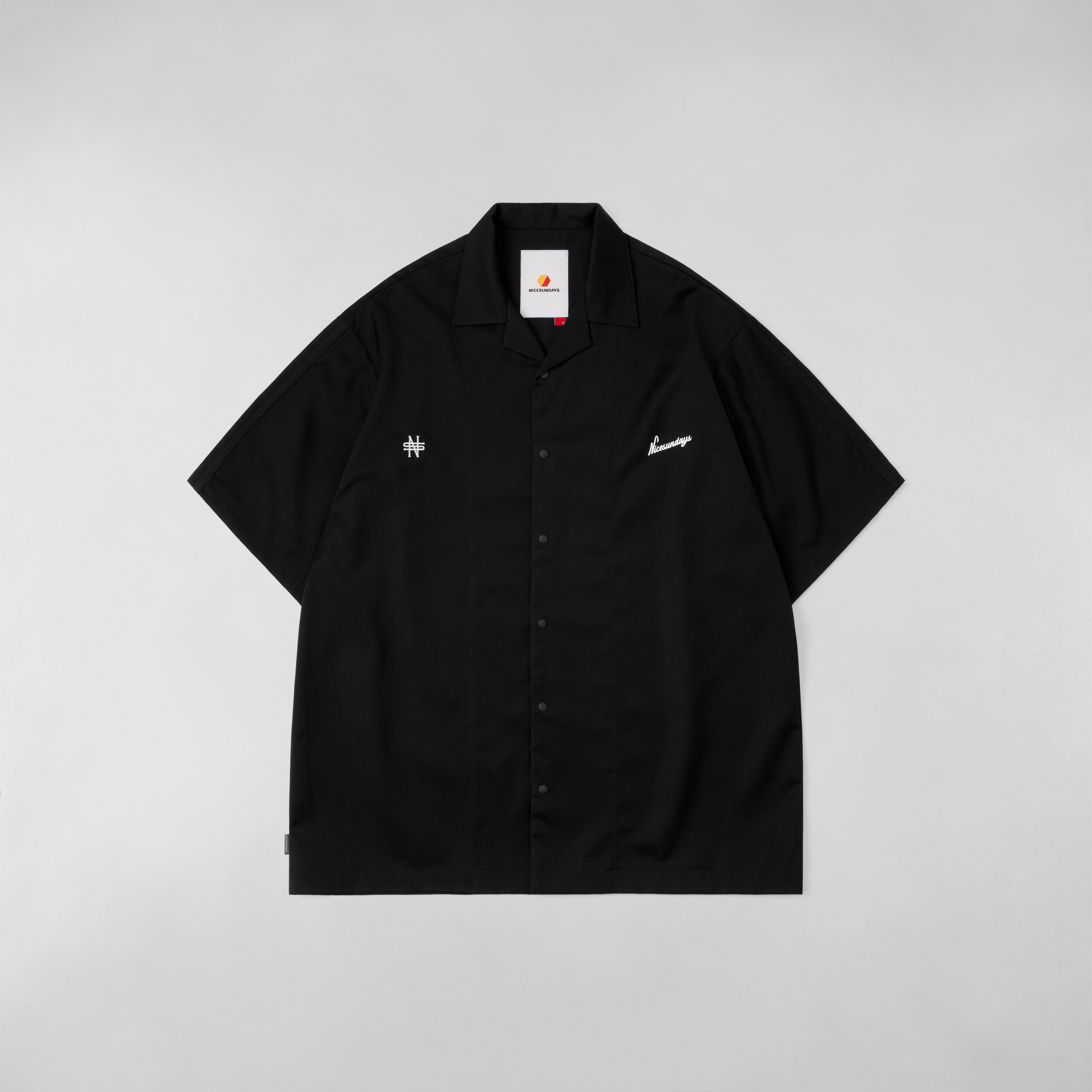 NICESUNDAYS | Standard Logo Shirt "Black"