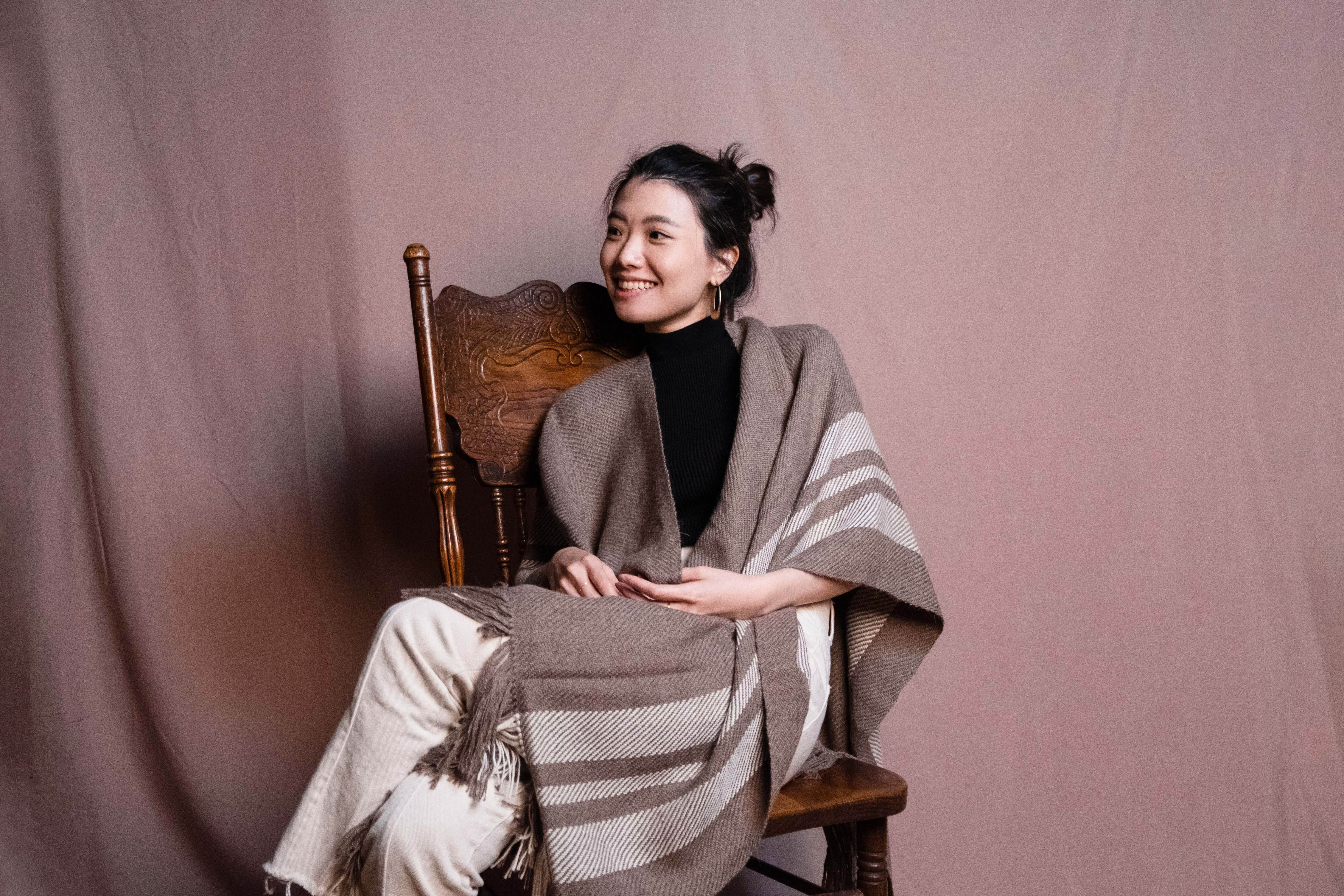 【限量】安地斯羊駝斗篷｜雪松｜祕魯