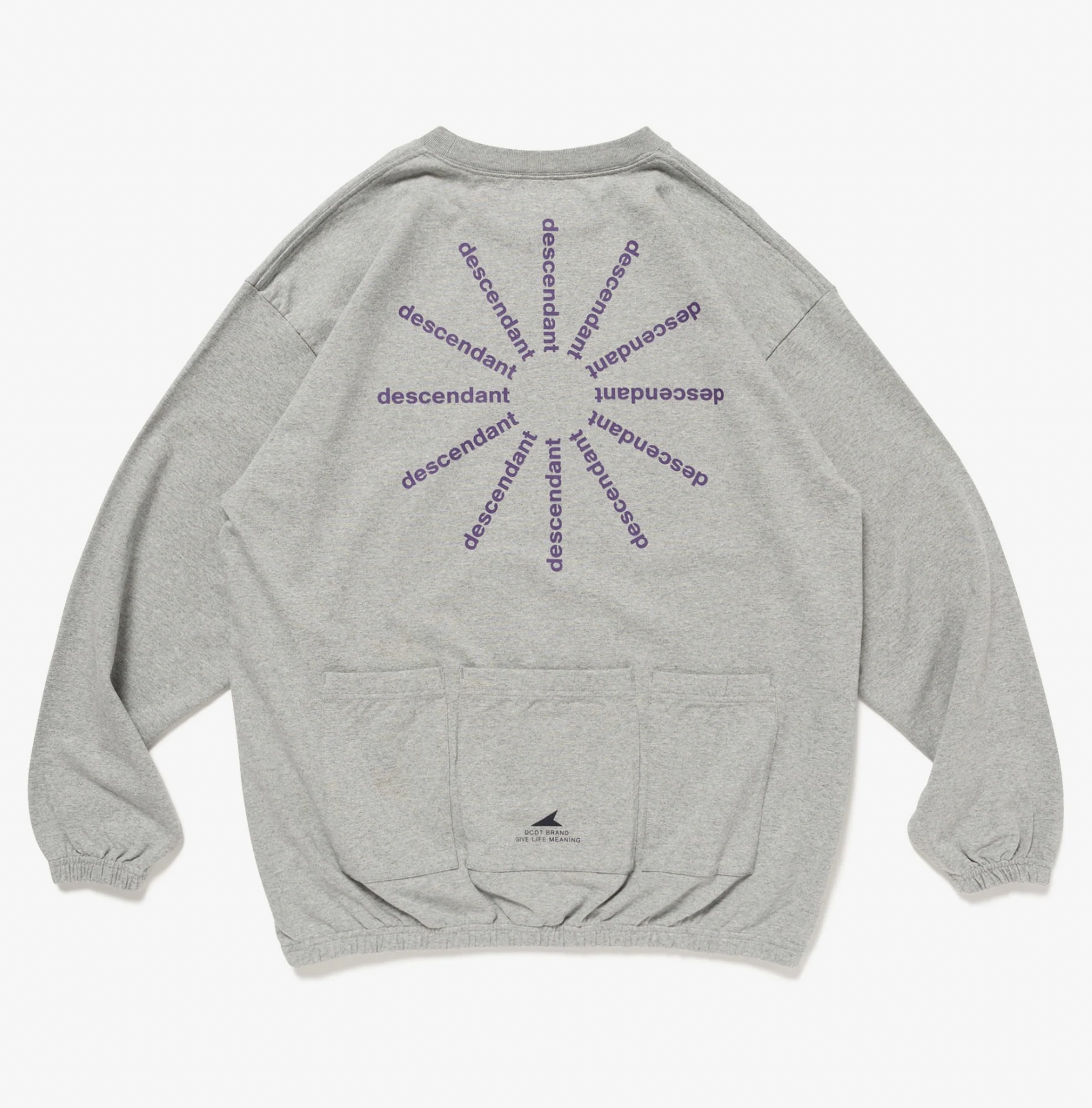 [Instock] DESCENDANT SS25 WHEELING POCKET LS | GRAY