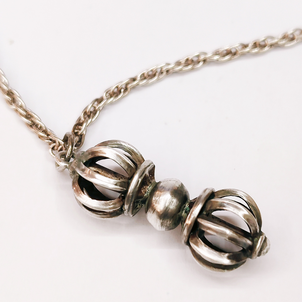 金剛杵{925純銀}項鍊【十方】155150