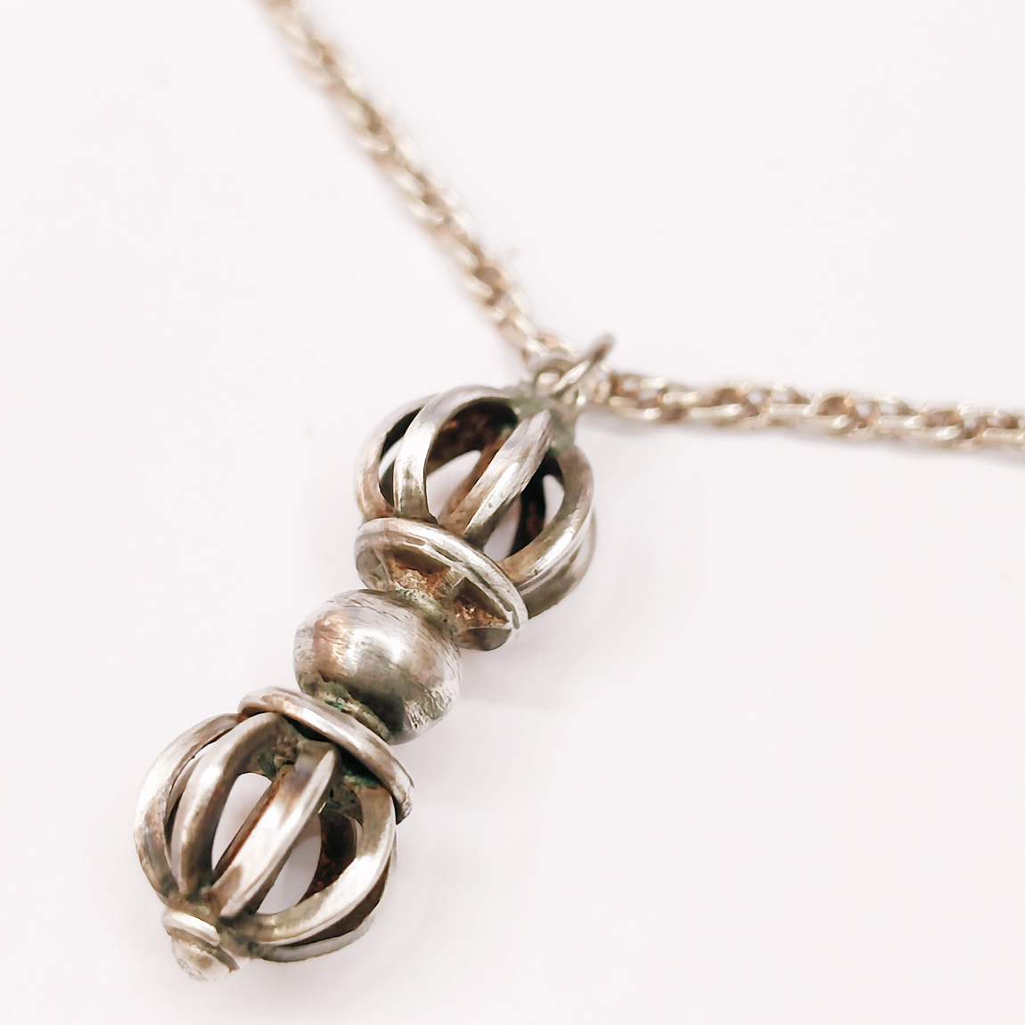 金剛杵{925純銀}項鍊【十方】155150