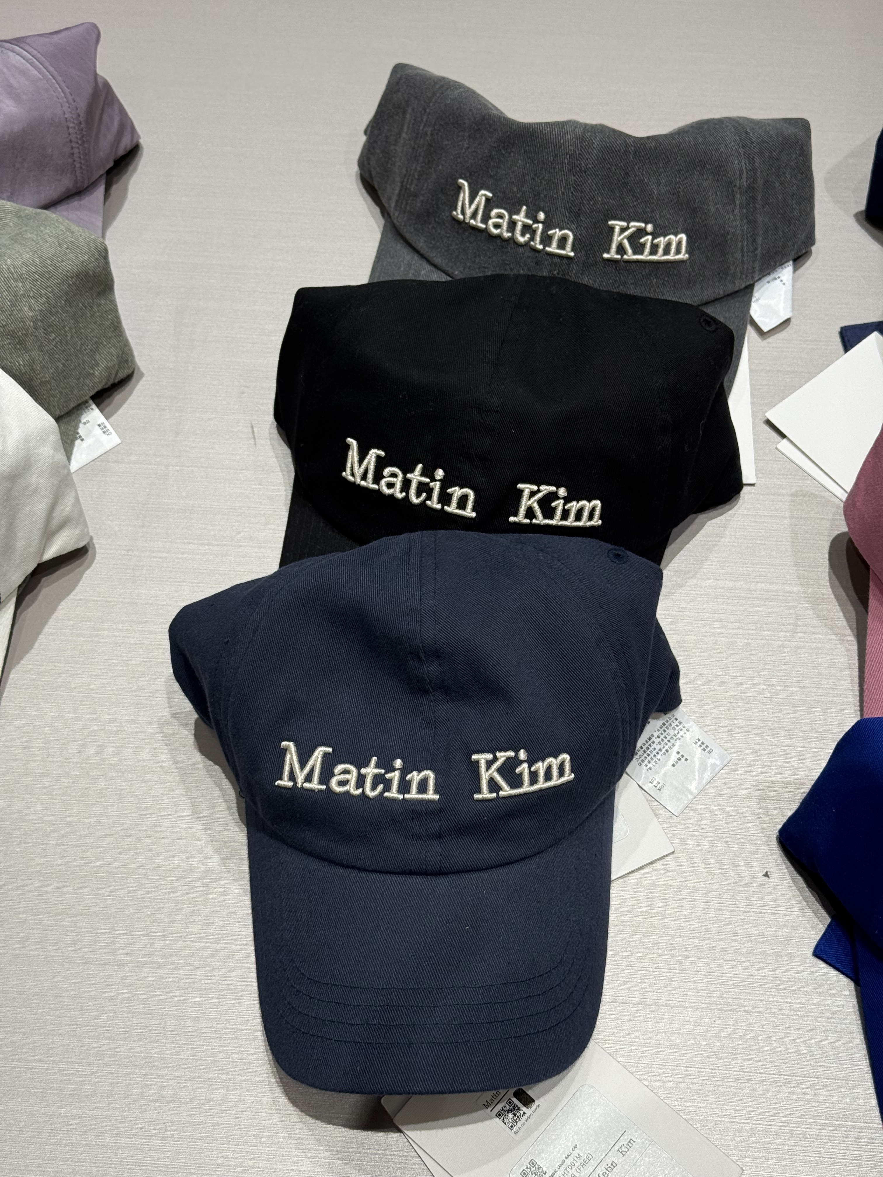 【預購】MATIN KIM 刺繡老帽 3色 MK2511HT001MNA