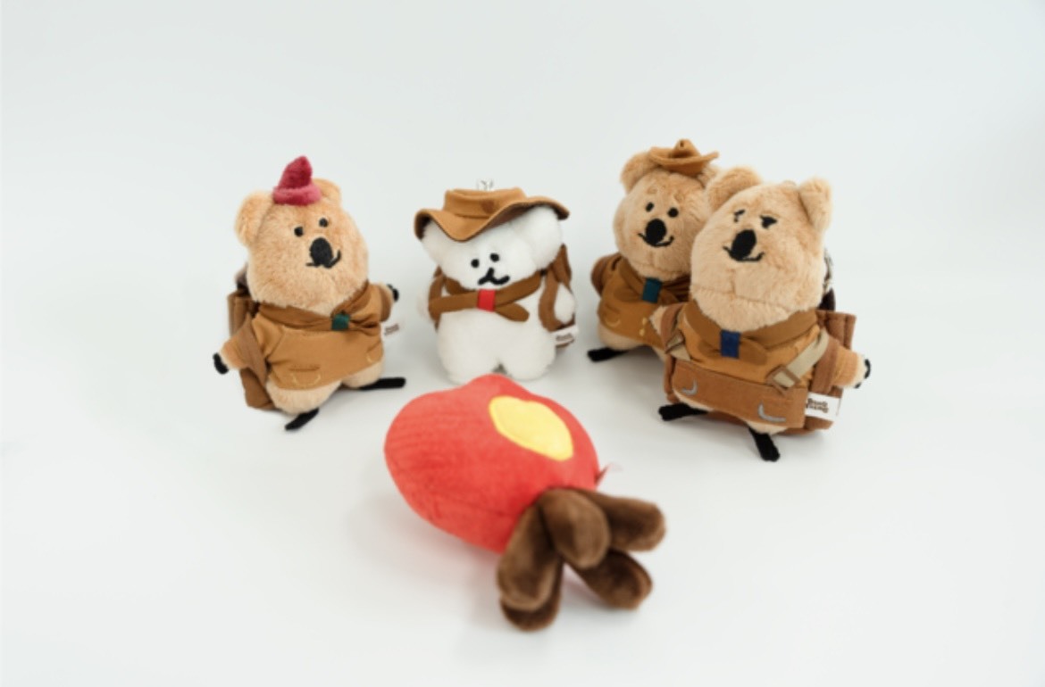 韓國 DINOTAENG 露營系列 童子軍 吊飾玩偶