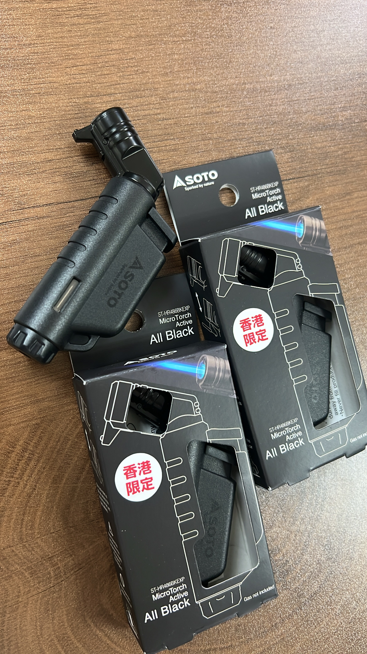SOTO Micro Torch Active ST-486  微型火槍 (香港限定全黑版本)