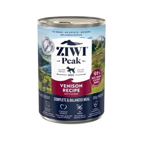 ZIWI滋益巔峰|狗 經典主食罐390g- 鹿肉