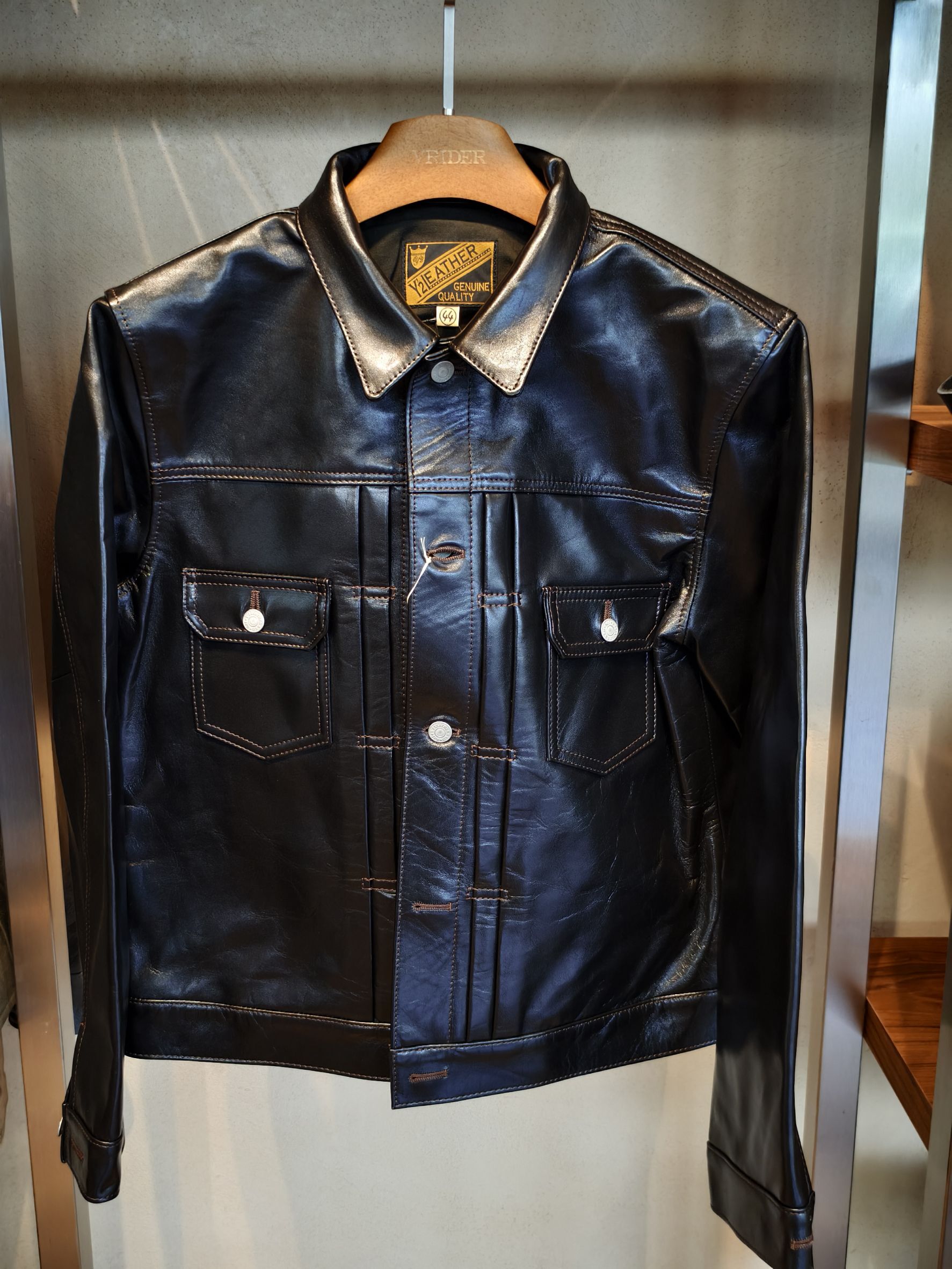 Y'2 LEATHER - PB-141 VINTAGE HORSE LIGHT JACKET