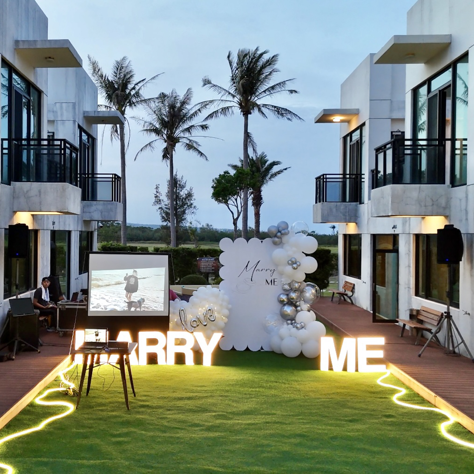 【墾丁】十二星座庭園． 銀白色系