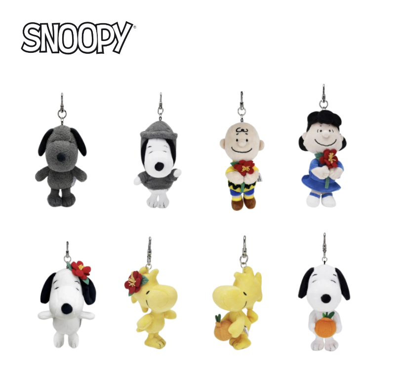 韓國濟州島限定 !! PEANUTS 史努比 橘子 玩偶吊飾
