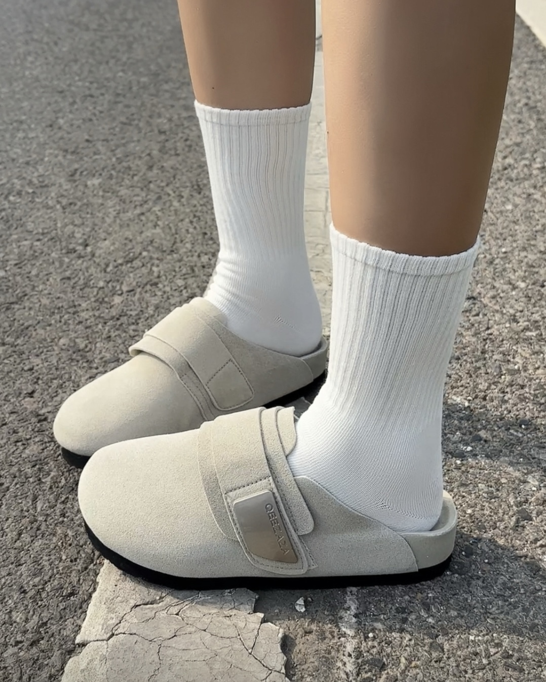 KLAMMKICKS 牛皮 麂皮 勃肯 拖鞋