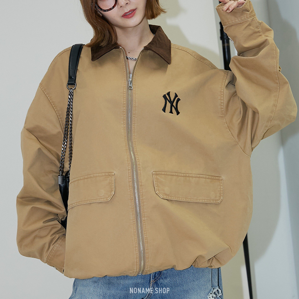 MLB 美國職棒大聯盟 復古 翻領 燈芯絨 工裝 外套 三色 (男款)