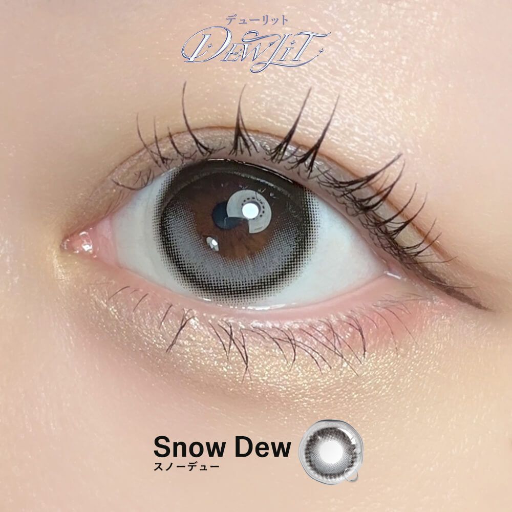 [日拋] Dewlit silicone hydrogel 1 Day Snow Dew｜日拋彩妝隱形眼鏡｜每盒10片