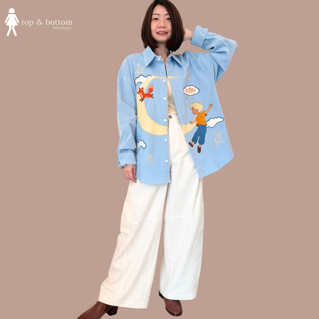 DENIM CARGO HAREM PANT