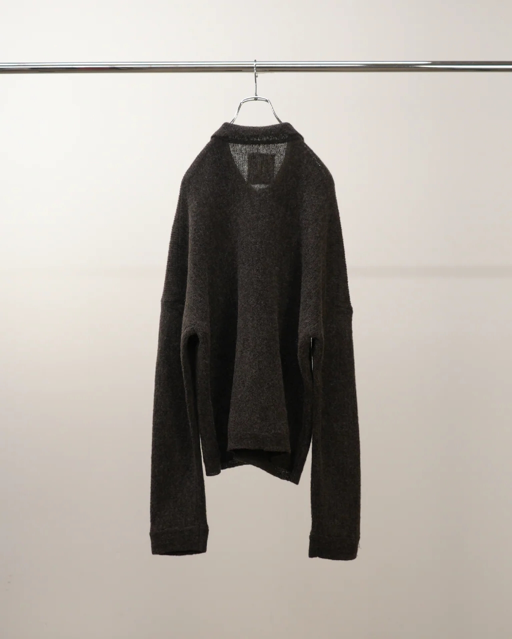 HABIT SELECT - ANCELLM - KIMONO KNIT SHIRT / 2COLORS
