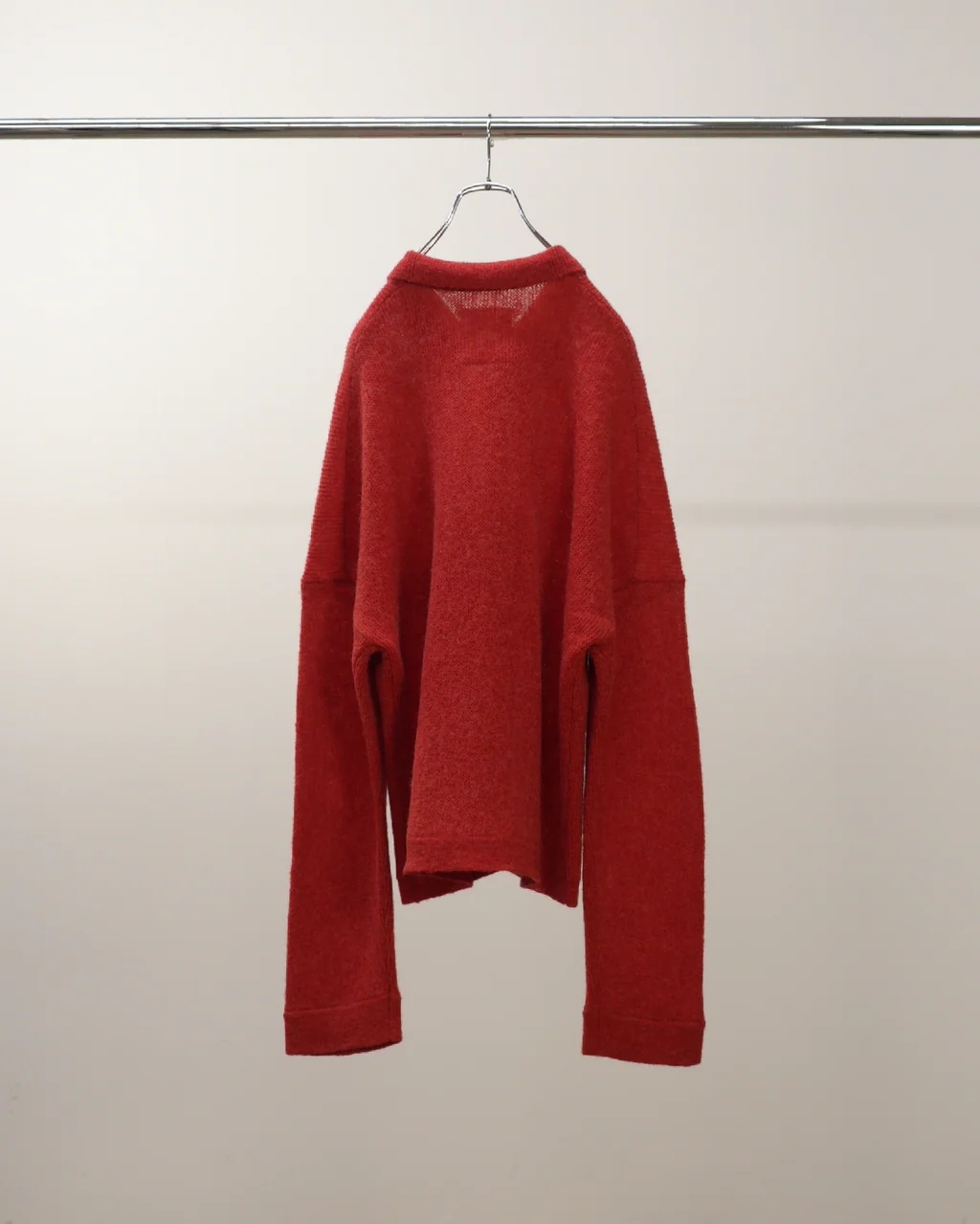 HABIT SELECT - ANCELLM - KIMONO KNIT SHIRT / 2COLORS