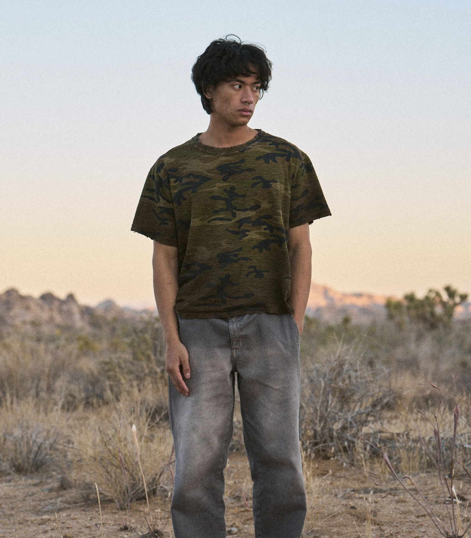 [Instock] MOOJIMOOJI EVERYDAY SLUB T-SHIRTS | AGED CAMO