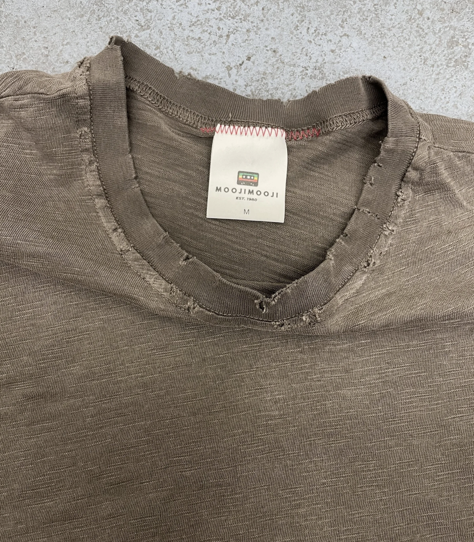 [Instock] MOOJIMOOJI EVERYDAY SLUB T-SHIRTS | AGED STONE GREY