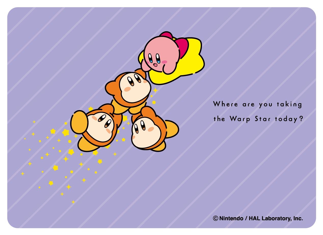 Ensky卡套系列 - カービィ play with ワドルディ ワープスターにのって(4にん) (EN-1501)