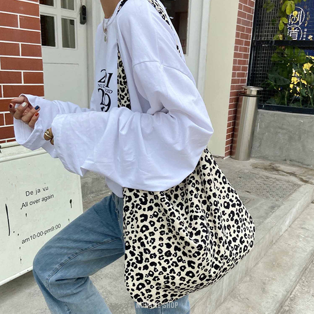 NANEA 日本限定 豹紋 托特包 斜背包 側背包 兩色 (女款)