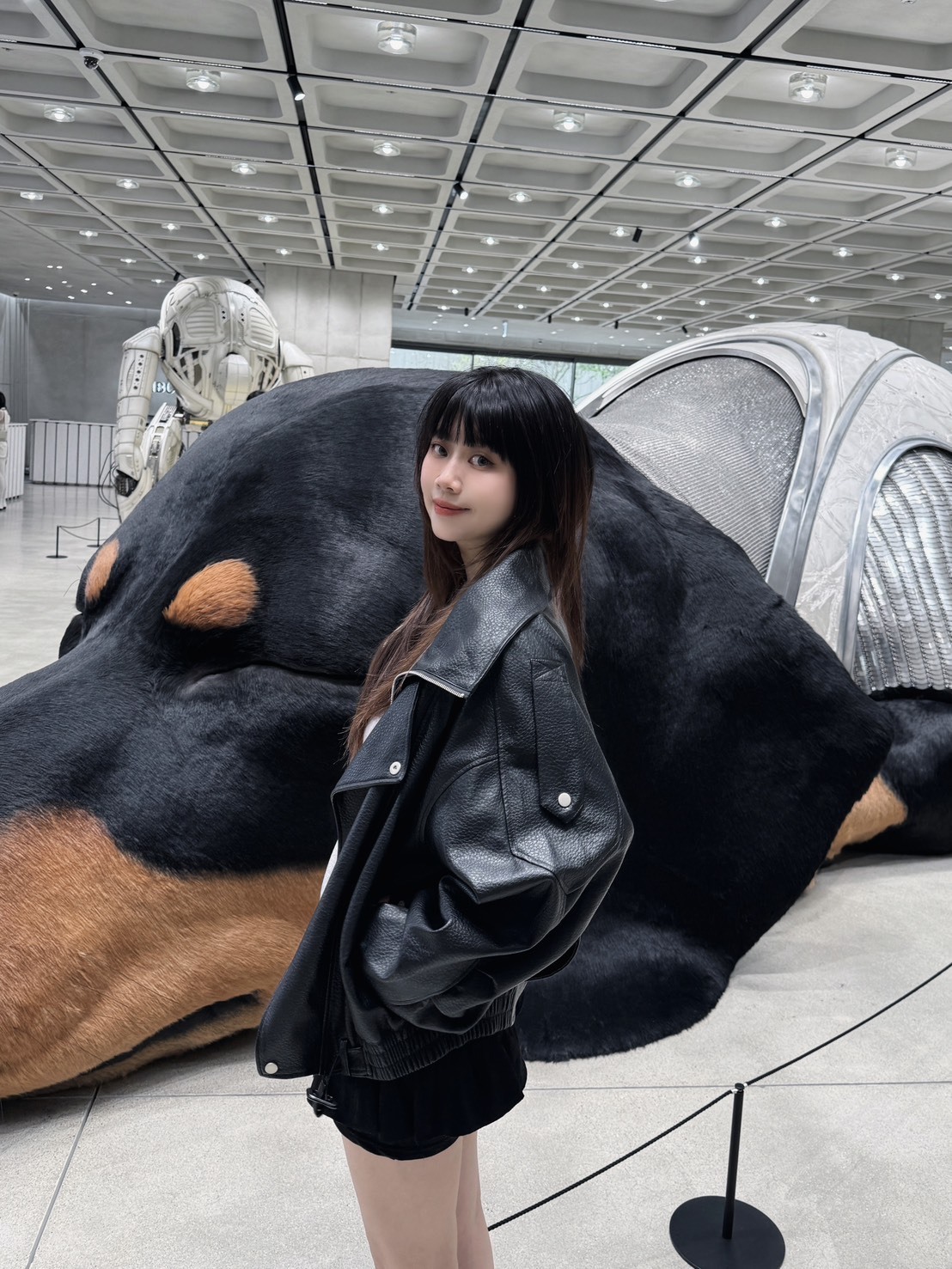 <快速出貨> OT14 街頭帥氣翻領皮外套 一色