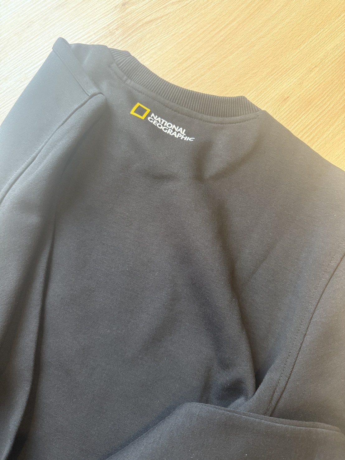 National Geographic 國家地理 黑色 BIG LOGO 長袖 (無臂章) M號
