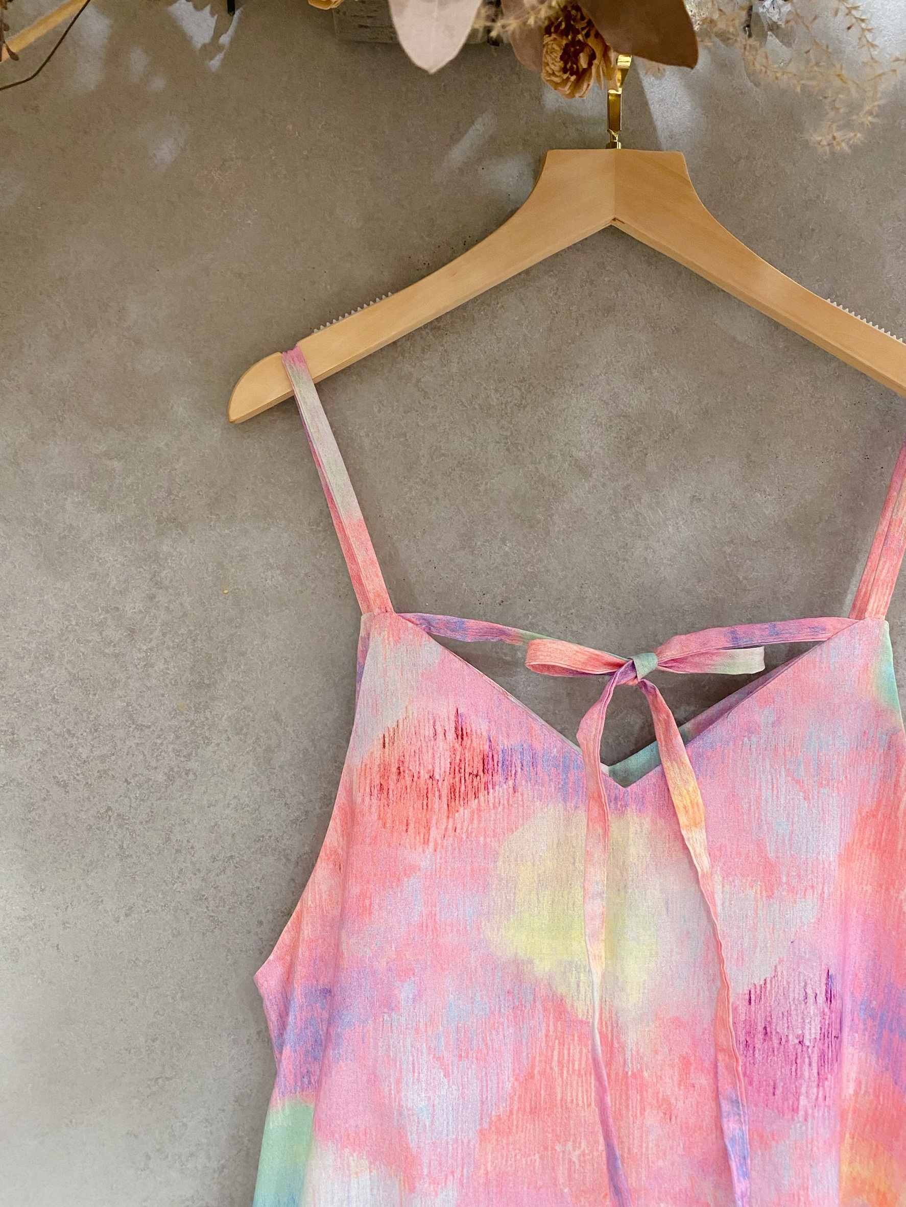 粉仙境 媽咪飄飄長洋裝