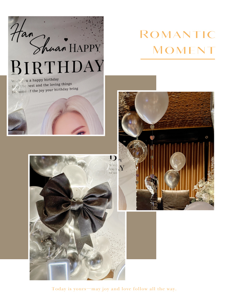 【私人招待所】生日驚喜．白銀色系