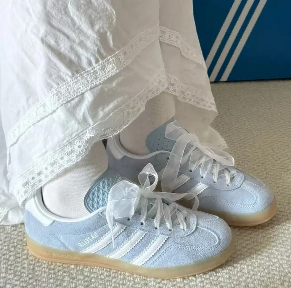 【預訂】ADIDAS GAZELLE INDOOR 霧藍 -WOMEN