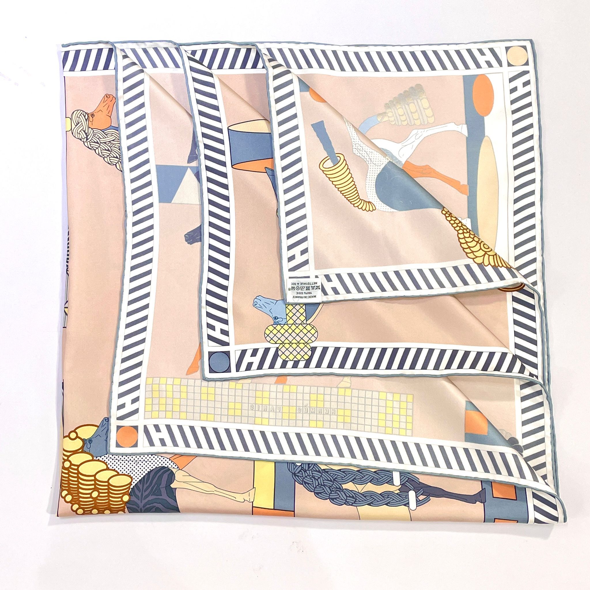 全新HERMES絲巾 90x90cm H004237S 玫瑰粉TOUTE ALLURE SCARF#BRAND NEW #香榭站正品